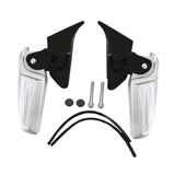 Maxbell Motorcycle Foot Pegs Rustproof Foot Supports for Motorcycle Spare Parts Silver