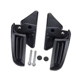 Maxbell Motorcycle Passenger Footrest Aluminum Alloy Rearset for Vespa Black