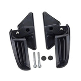 Maxbell Motorcycle Passenger Footrest Aluminum Alloy Rearset for Vespa Black