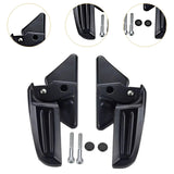 Maxbell Motorcycle Passenger Footrest Aluminum Alloy Rearset for Vespa Black
