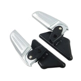 Maxbell Motorcycle Passenger Footrest Aluminum Alloy Rearset for Vespa Argent