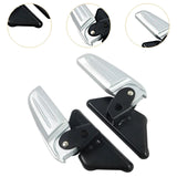 Maxbell Motorcycle Passenger Footrest Aluminum Alloy Rearset for Vespa Argent
