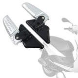 Maxbell Motorcycle Passenger Footrest Aluminum Alloy Rearset for Vespa Argent