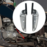 Maxbell 2Pcs Motorcycle Rear Passenger Foot Pegs Easy to Install Replaces Pedal Pads