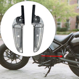 Maxbell 2Pcs Motorcycle Rear Passenger Foot Pegs Easy to Install Replaces Pedal Pads