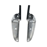 Maxbell 2Pcs Motorcycle Rear Passenger Foot Pegs Easy to Install Replaces Pedal Pads