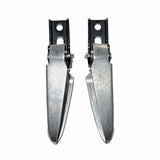 Maxbell 2Pcs Motorcycle Rear Passenger Foot Pegs Easy to Install Replaces Pedal Pads