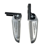 Maxbell 2Pcs Motorcycle Rear Passenger Foot Pegs Easy to Install Replaces Pedal Pads
