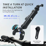Maxbell Motorcycle Action Camera Mount for Panoramic Cameras Driving Recorders