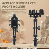 Maxbell Motorcycle Action Camera Mount for Panoramic Cameras Driving Recorders