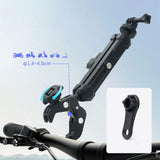 Maxbell Motorcycle Action Camera Mount for Panoramic Cameras Driving Recorders
