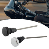 Maxbell Oil Dipstick Replace Tank Plug for Harley Motorcycle Fxd Dyna 2006-2017 Black