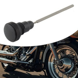 Maxbell Oil Dipstick Replace Tank Plug for Harley Motorcycle Fxd Dyna 2006-2017 Black