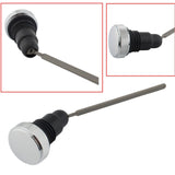 Maxbell Oil Dipstick Replace Tank Plug for Harley Motorcycle Fxd Dyna 2006-2017 Silver