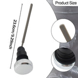 Maxbell Oil Dipstick Replace Tank Plug for Harley Motorcycle Fxd Dyna 2006-2017 Silver