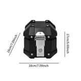 Maxbell Generic Motorcycle Top Case 5L Storage Trunk for Motorcycle Accessories Black