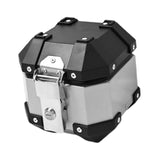Maxbell Generic Motorcycle Top Case 5L Storage Trunk for Motorcycle Accessories Silver