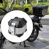 Maxbell Generic Motorcycle Top Case 5L Storage Trunk for Motorcycle Accessories Silver