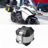Maxbell Generic Motorcycle Top Case 5L Storage Trunk for Motorcycle Accessories Silver
