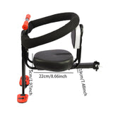 Maxbell Baby Kids Bicycle Carrier with Handrail Attachment Front Bike Baby Seat C