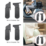 Maxbell 1 Pair Bike Pedals Folding Gear Sturdy Cycling Accessories Foot Plates Pedal Hole Spacing 5cm