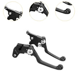 Maxbell Clutch Brake Handle Levers Perch Hand Levers for Drz250 Drz400SM Black