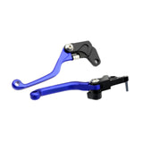 Maxbell Clutch Brake Handle Levers Perch Hand Levers for Drz250 Drz400SM Blue