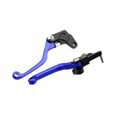 Maxbell Clutch Brake Handle Levers Perch Hand Levers for Drz250 Drz400SM Blue