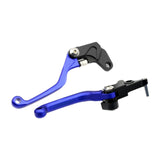 Maxbell Clutch Brake Handle Levers Perch Hand Levers for Drz250 Drz400SM Blue