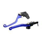 Maxbell Clutch Brake Handle Levers Perch Hand Levers for Drz250 Drz400SM Blue