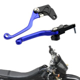 Maxbell Clutch Brake Handle Levers Perch Hand Levers for Drz250 Drz400SM Blue