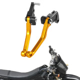 Maxbell Clutch Brake Handle Levers Perch Hand Levers for Drz250 Drz400SM Gold