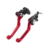 Maxbell Clutch Brake Handle Levers Perch Hand Levers for Drz250 Drz400SM Red