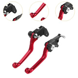 Maxbell Clutch Brake Handle Levers Perch Hand Levers for Drz250 Drz400SM Red