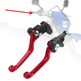 Maxbell Clutch Brake Handle Levers Perch Hand Levers for Drz250 Drz400SM Red