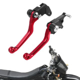 Maxbell Clutch Brake Handle Levers Perch Hand Levers for Drz250 Drz400SM Red