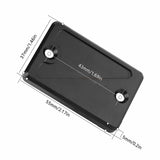 Maxbell Front Brake Reservoir Cover Cap Sturdy Motorcycle Accessories for Honda Black