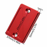 Maxbell Front Brake Reservoir Cover Cap Sturdy Motorcycle Accessories for Honda Red