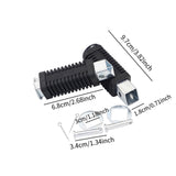 Maxbell Mini Bike Foot Pegs Left Right Easy Installation Metal Motocycle Accessories