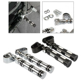 Maxbell Motorcycle Foot Pegs Bracket Foot Pedals for Electric Bicycle Motorbike