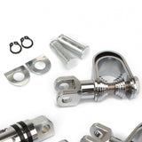 Maxbell Motorcycle Foot Pegs Bracket Foot Pedals for Electric Bicycle Motorbike