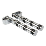 Maxbell Motorcycle Foot Pegs Bracket Foot Pedals for Electric Bicycle Motorbike