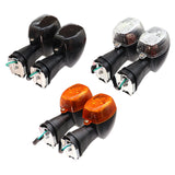 Maxbell 2x Motorcycle Lights Turn Signals Motorcycle Blinkers for 400R Black