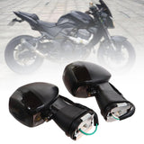 Maxbell 2x Motorcycle Lights Turn Signals Motorcycle Blinkers for 400R Black