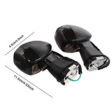 Maxbell 2x Motorcycle Lights Turn Signals Motorcycle Blinkers for 400R Black