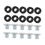 Maxbell 20 Pieces Shock Absorber Bush Bushing Grommets Damping Kit for Kawasaki