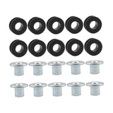 Maxbell 20 Pieces Shock Absorber Bush Bushing Grommets Damping Kit for Kawasaki