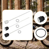 Maxbell Engine Oil Dipstick Motorcycle Engine Oil Cover Accessories 31.2cm/12.28inch silvery
