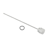 Maxbell Engine Oil Dipstick Motorcycle Engine Oil Cover Accessories 31.2cm/12.28inch silvery
