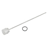 Maxbell Engine Oil Dipstick Motorcycle Engine Oil Cover Accessories 31.2cm/12.28inch silvery
